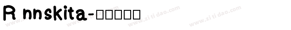 R nnskita字体转换